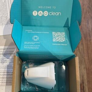 Tao Germ Shield UV Toothbrush Sanitizer New Open Box To Take Photo